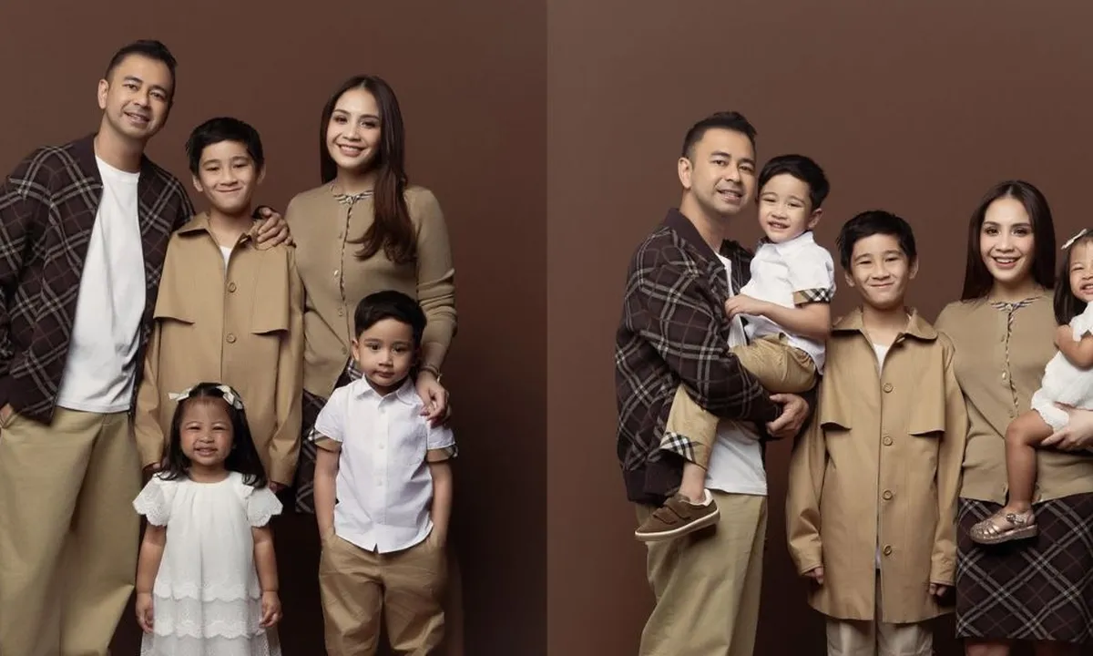 Bukti Kompaknya Keluarga Raffi Ahmad di Foto Keluarga, Aura Kebahagiaan Terpancar di Wajah