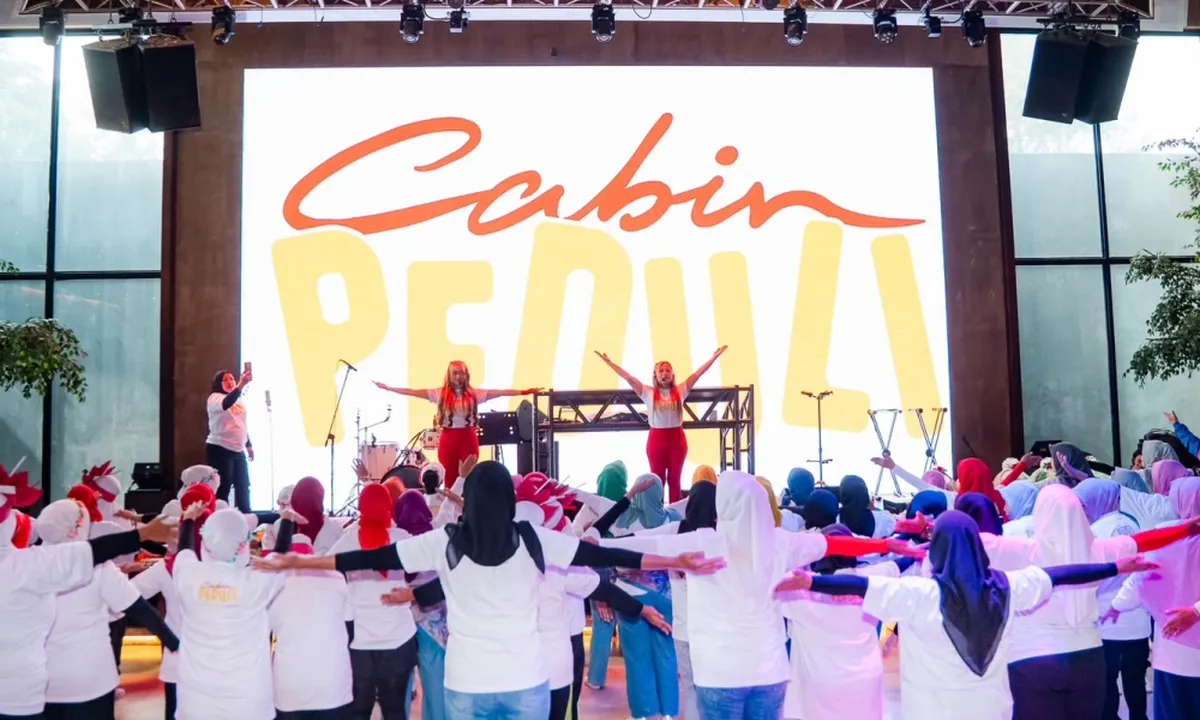 Cabin Peduli Ajak 150 Warga Baranangsiang Hidup Sehat Lewat Senam Bogor Bugar