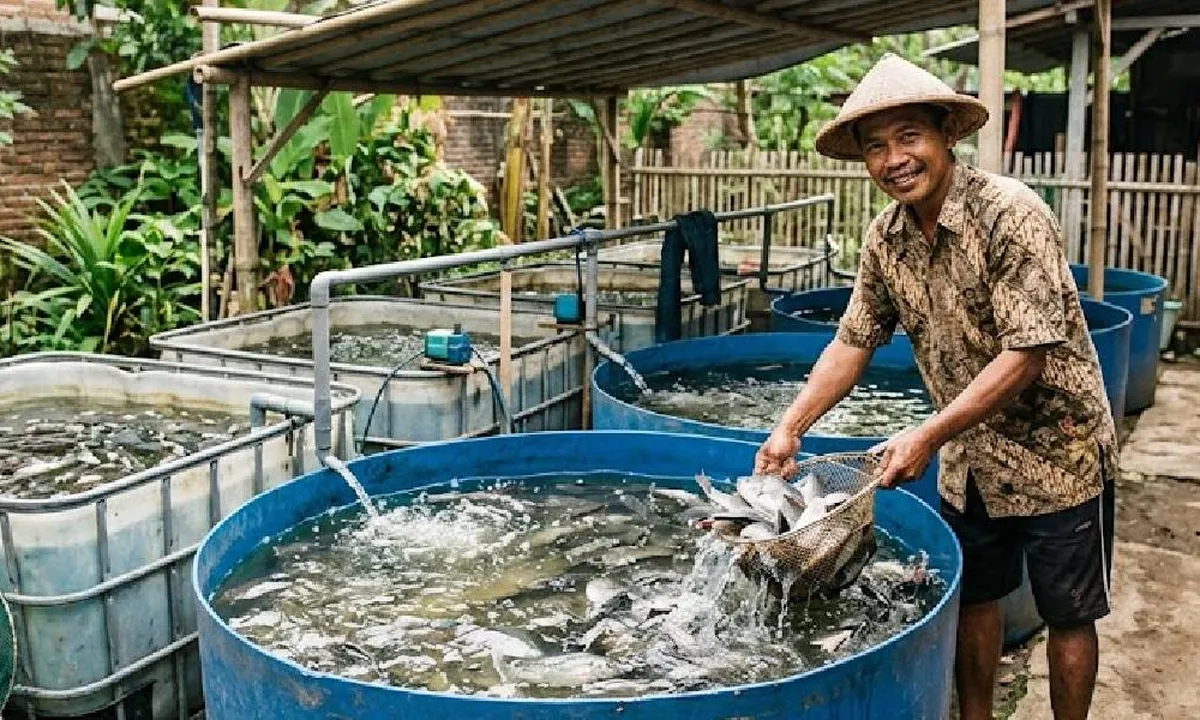 Cara Budidaya Ikan Nila di Bak Plastik Bekas untuk Rumah Type 36