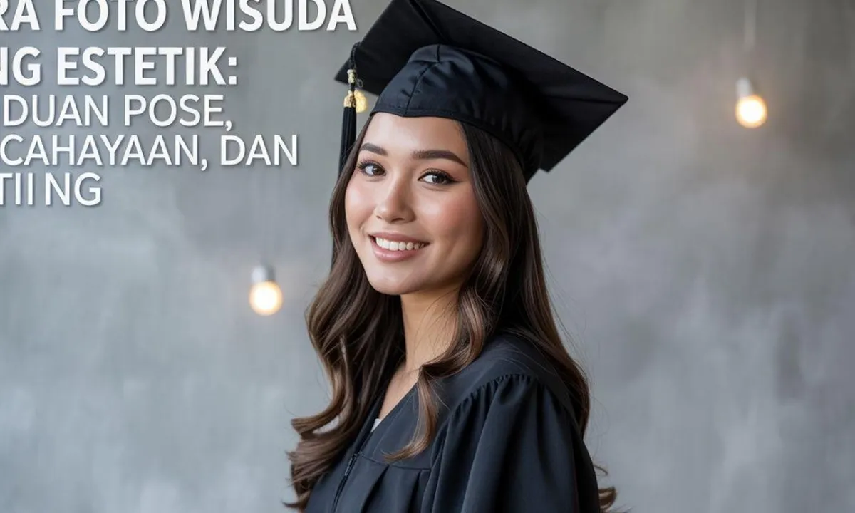Cara Foto Wisuda yang Estetik: Panduan Pose, Pencahayaan, dan Editing