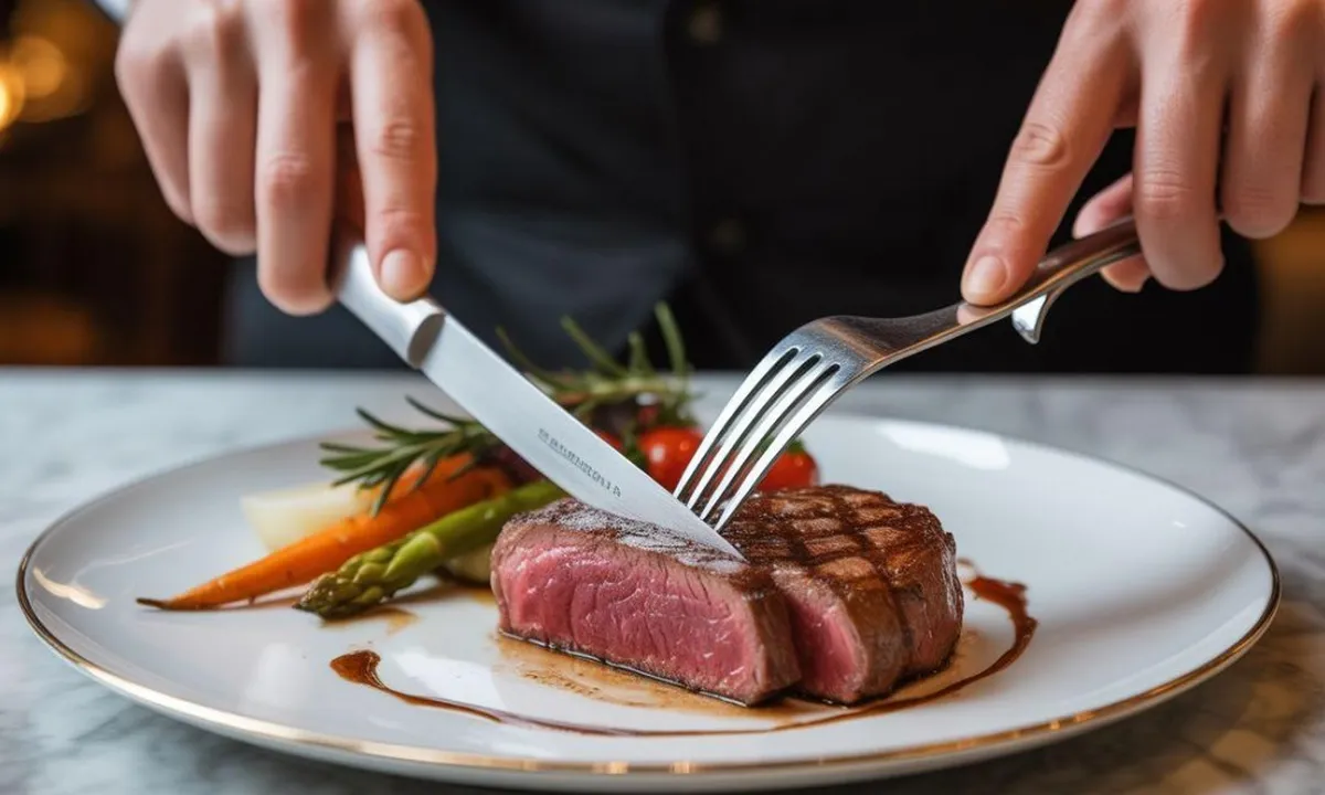 Cara Makan Steak Menggunakan Pisau dan Garpu yang Benar