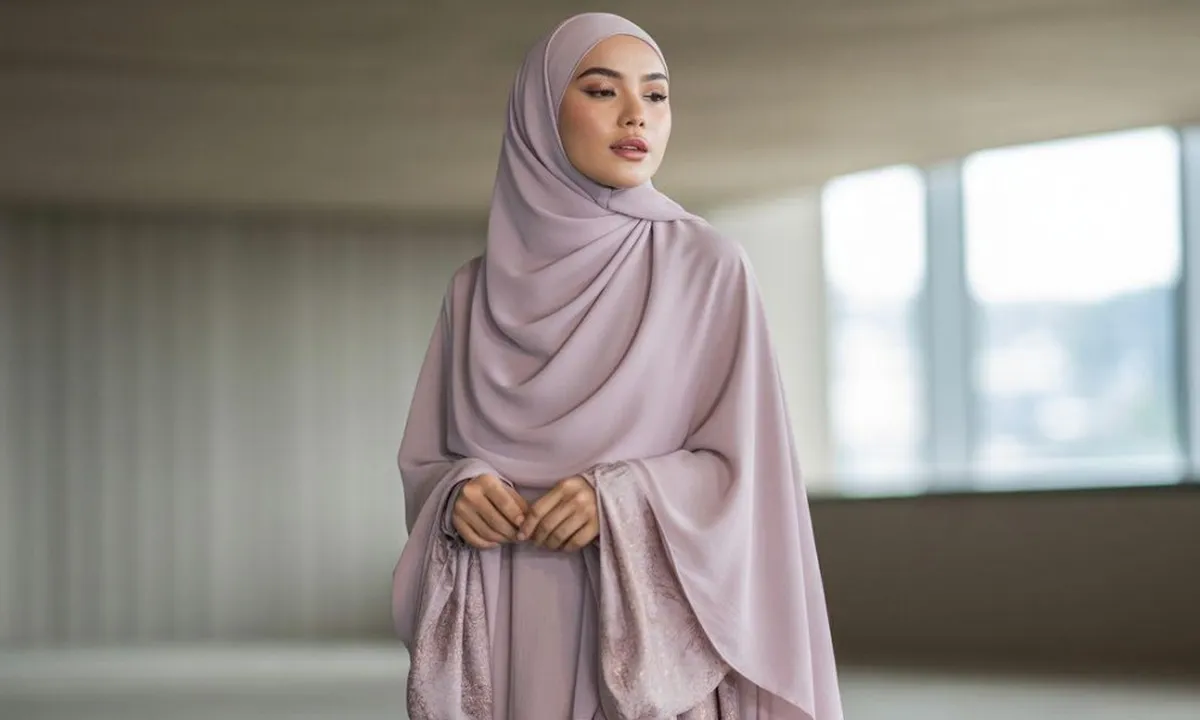 Cara Memadu Padankan Gamis dengan Kerudung untuk Tampil Anggun dan Modis