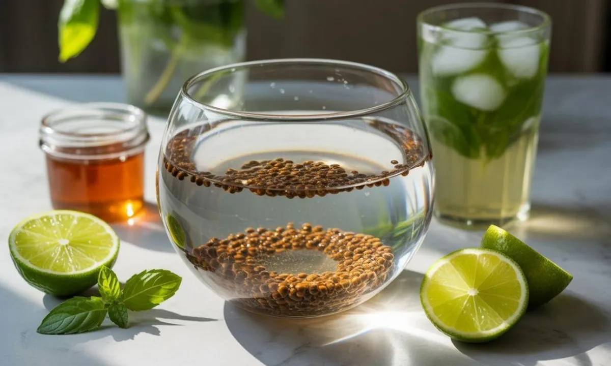Cara Memasak Biji Selasih untuk Minuman dan Hidangan Segar