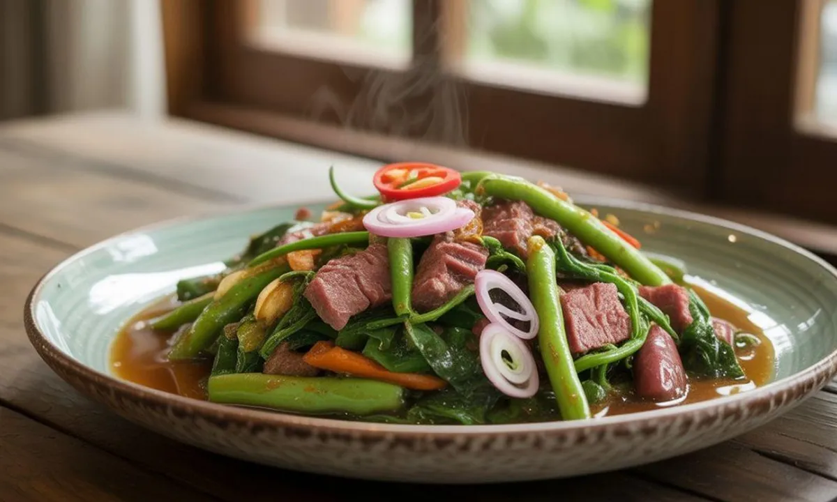 Cara Memasak Tumis Buncis, Kacang Panjang, Kangkung, Kornet Sapi Kaleng