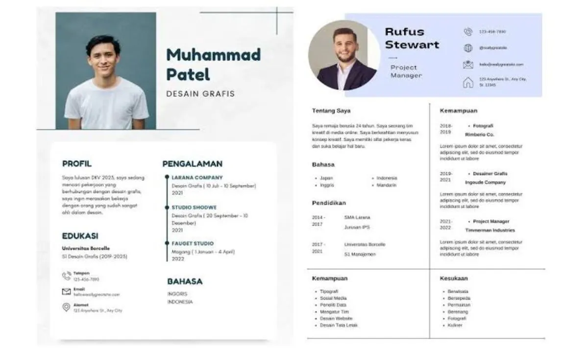 Cara Membuat CV dengan Mudah dan Menarik
