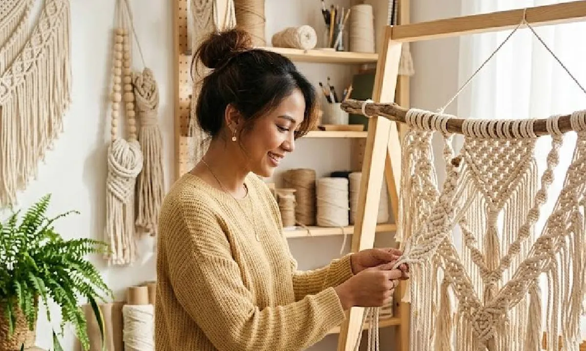 Cara Membuat DIY Hiasan Dinding Modal Rp100 Ribuan, Cocok untuk Pe…