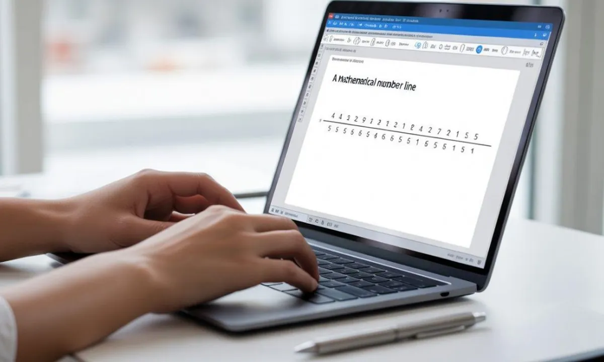 Cara Membuat Garis Bilangan di Word dengan Mudah dan Praktis