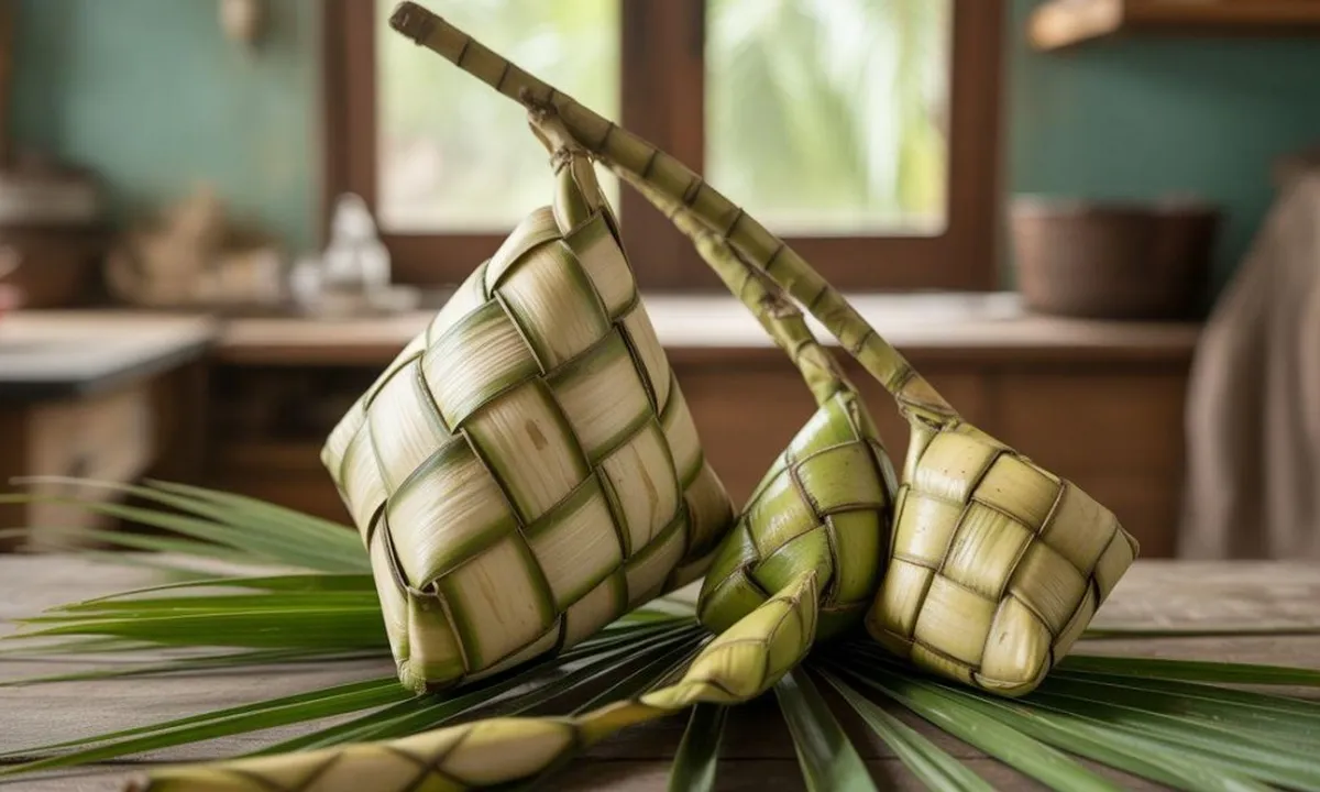 Cara Membuat Ketupat Janur Agar Tidak Cepat Basi dan Tahan Lama