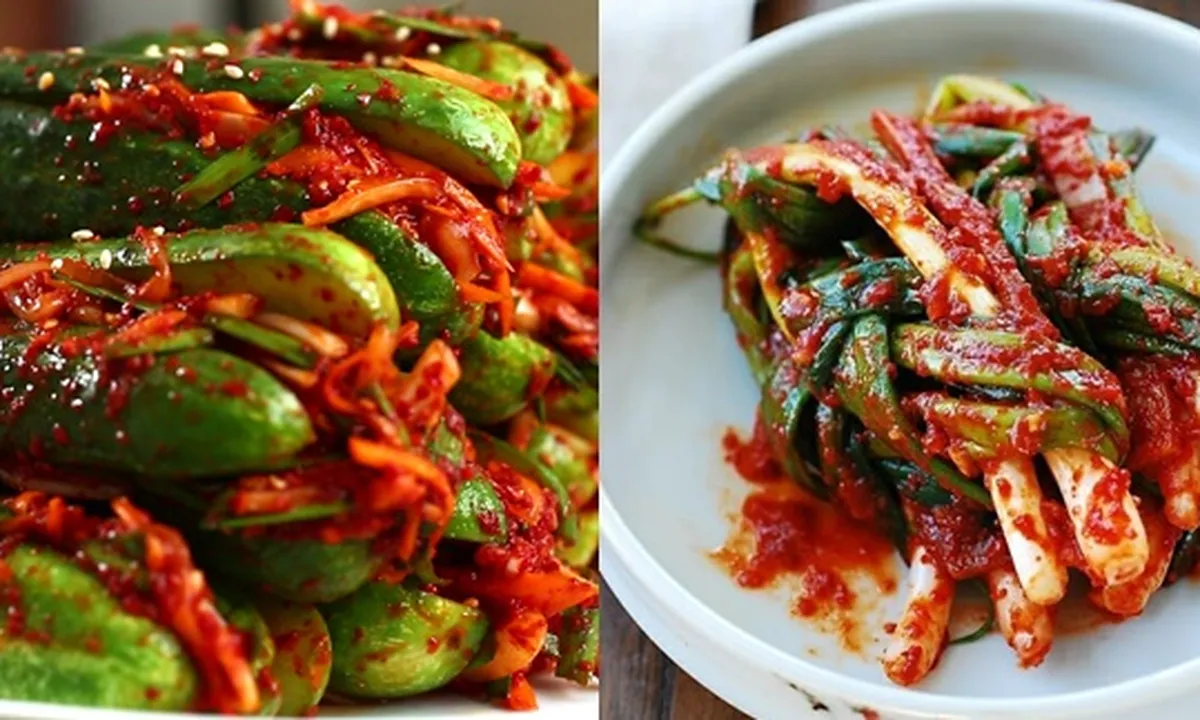 Cara Membuat Kimchi Mentimun dan Daun Kucai dengan 2 Metode, Praktis