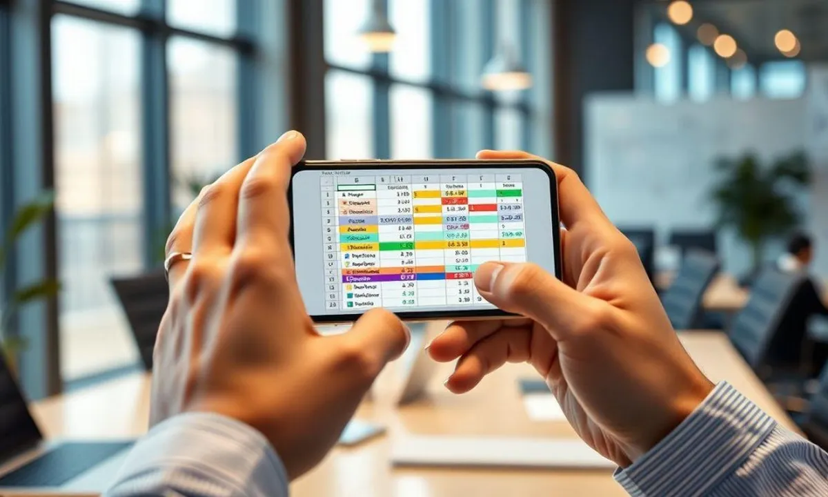 Cara Membuat Tabel di Excel Menggunakan HP