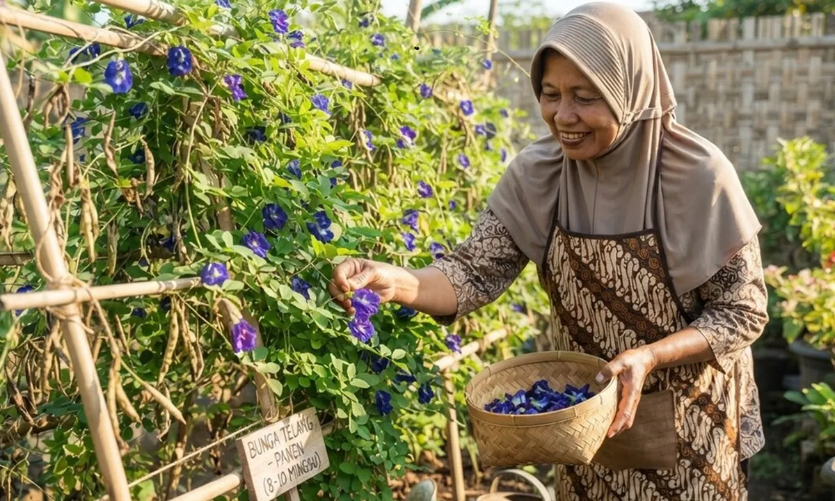 Cara Menanam Bunga Telang dari Biji, 7 Langkah Mudah Subur dan Cepat Berbunga