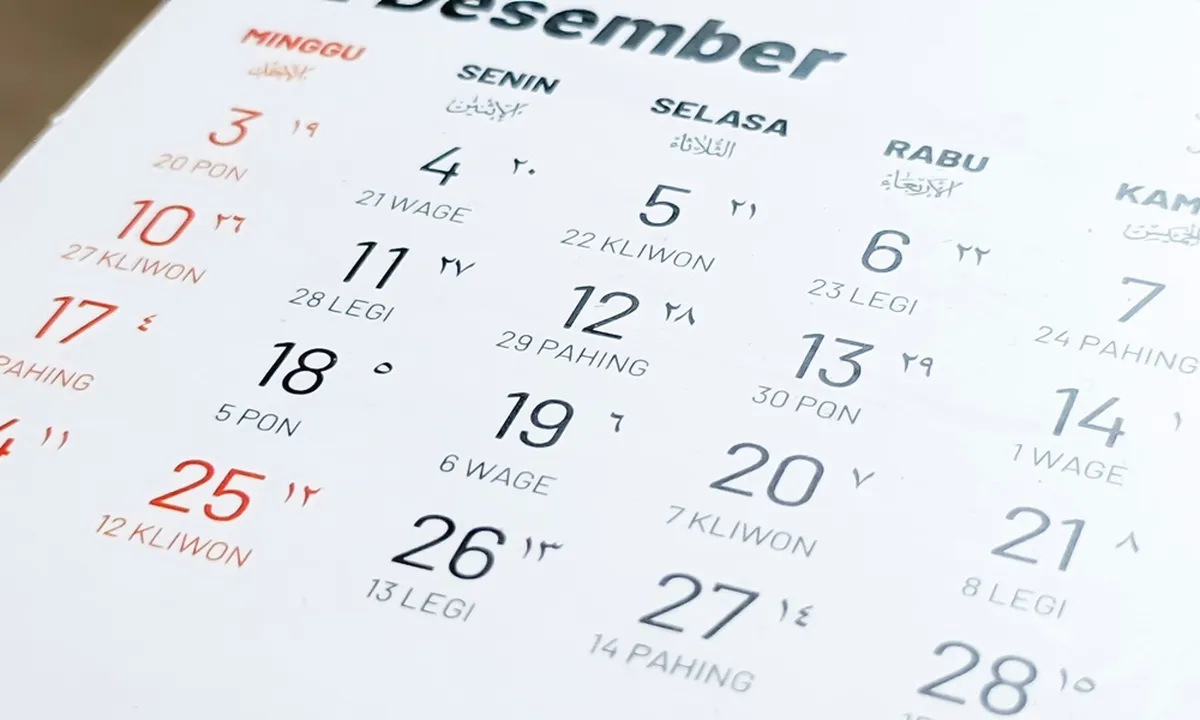 Cara Menentukan Hari Baik Menurut Primbon Jawa, Ketahui Rumus Hitungannya