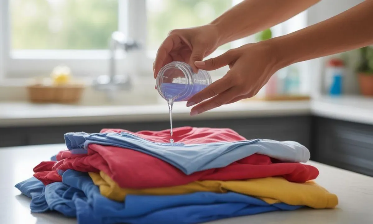 Cara Menggunakan Vanish Cair untuk Baju Berwarna