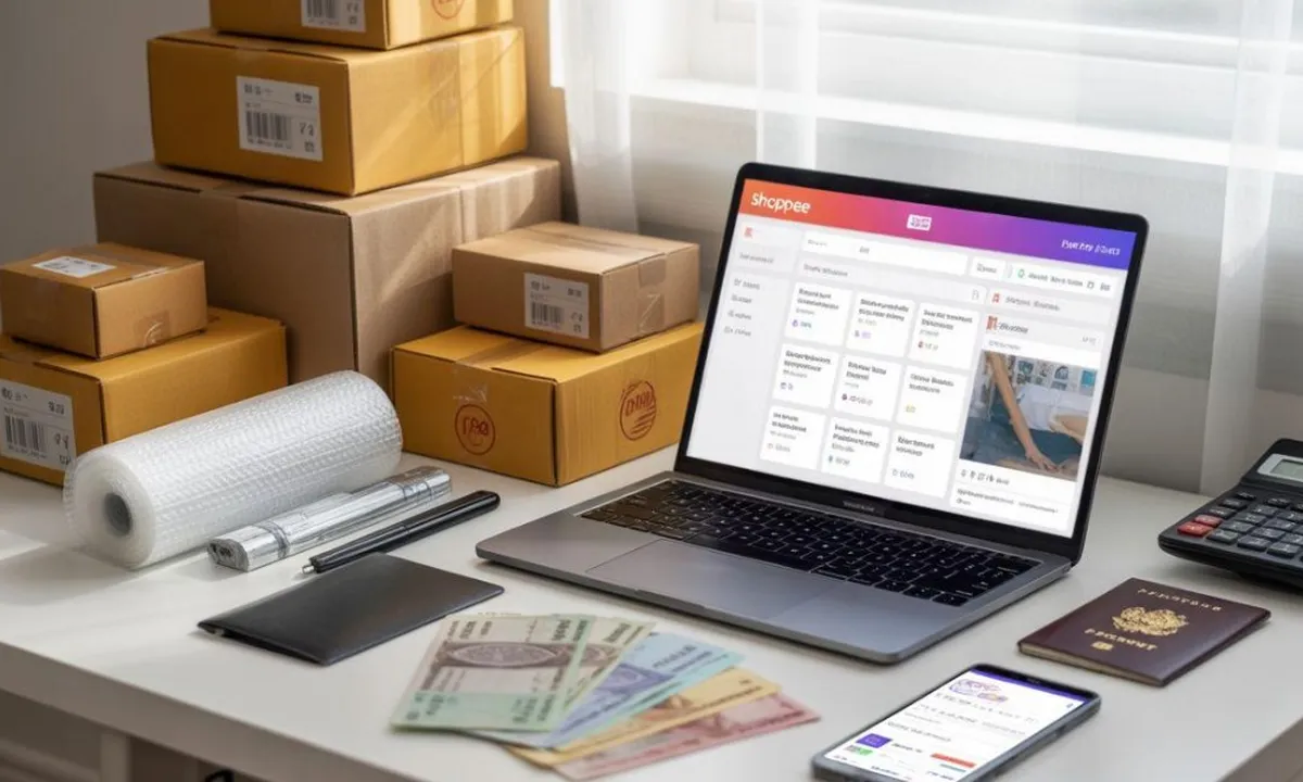 Cara Menjual Barang dari Luar Negeri di Shopee
