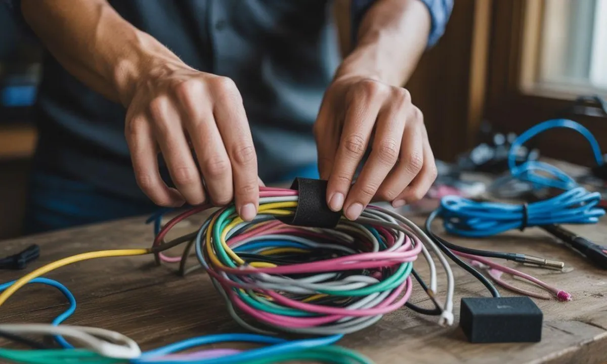 Cara merapikan kabel yang berantakan