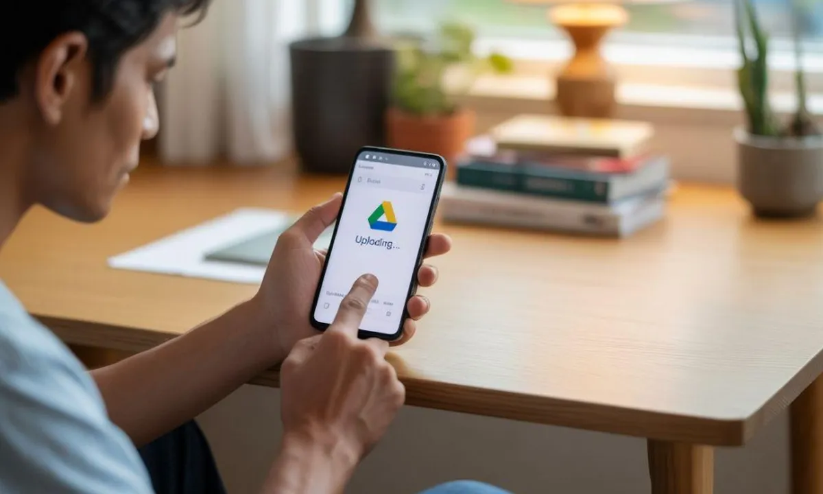 Cara Upload Drive Menggunakan Data Seluler