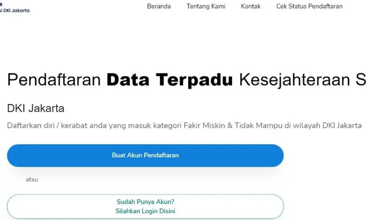 Cek Daftar Nama di DTKS, Pastikan Identitasmu Terdaftar sebagai Penerima Bantuan Pemerintah