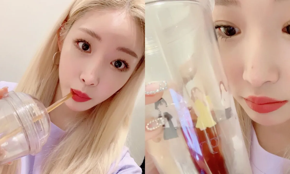 Chungha Pukau Netizen dengan Rambut Blondenya