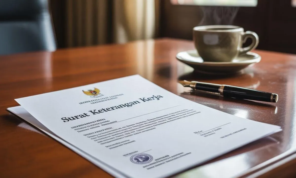 Contoh Surat Keterangan Aktif Kerja