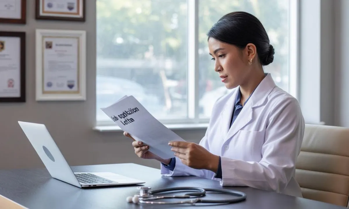 Contoh Surat Lamaran Kerja Dokter Umum