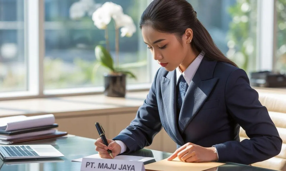 Contoh Surat Lamaran Kerja di PT HWI Jepara