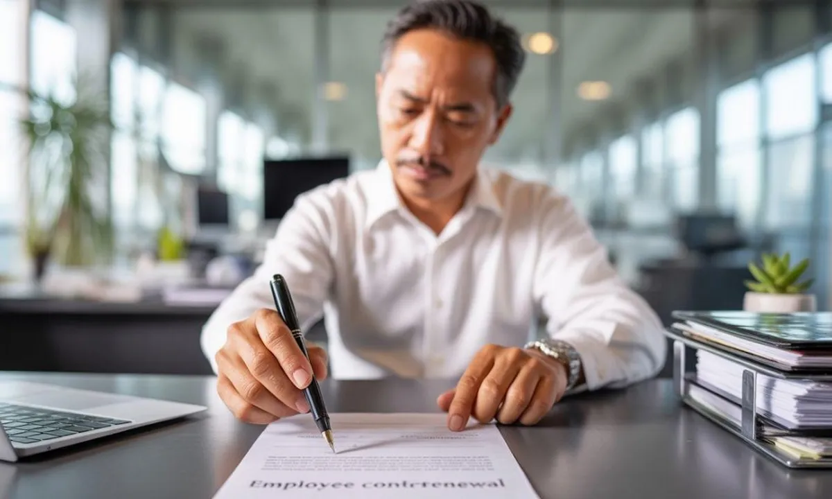 Contoh Surat Perpanjangan Kontrak Kerja Karyawan Pabrik