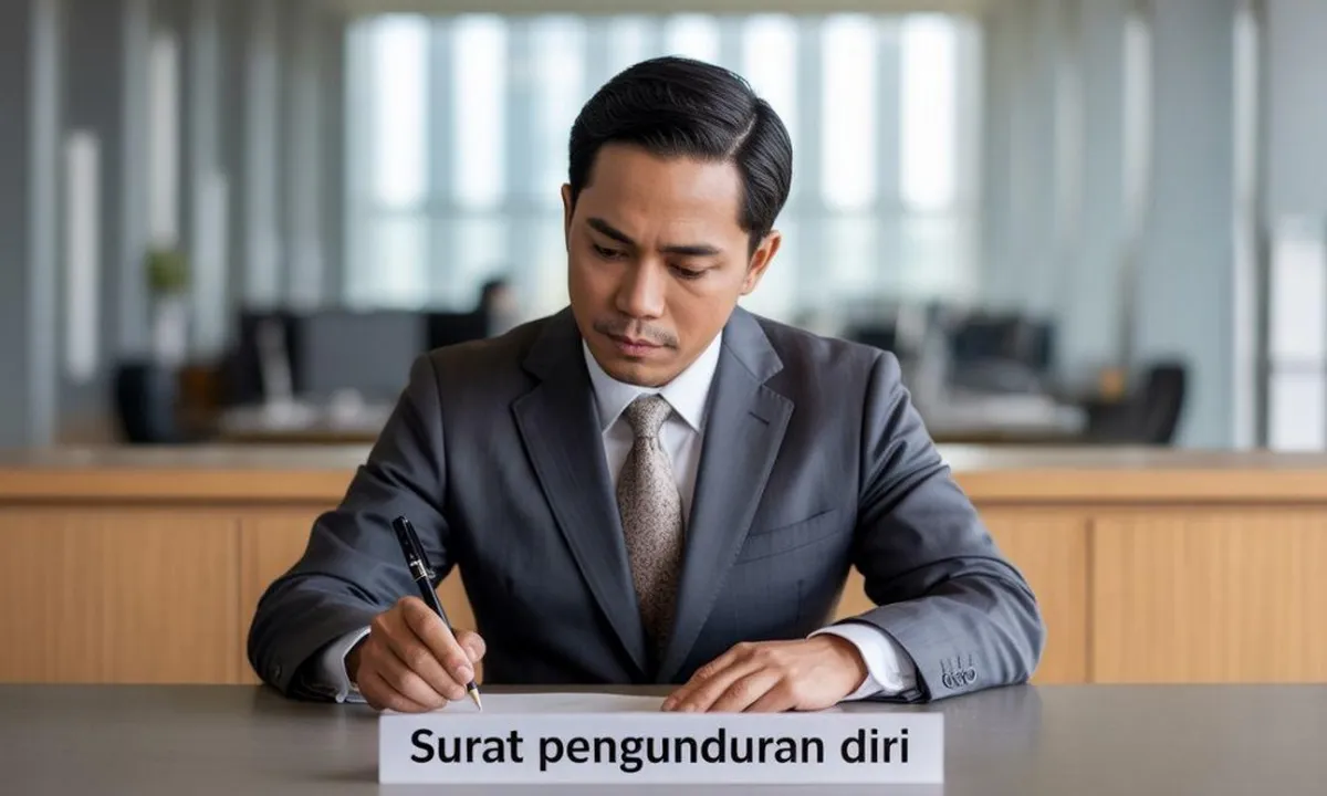 Contoh Surat Resign Kerja yang Baik dan Profesional