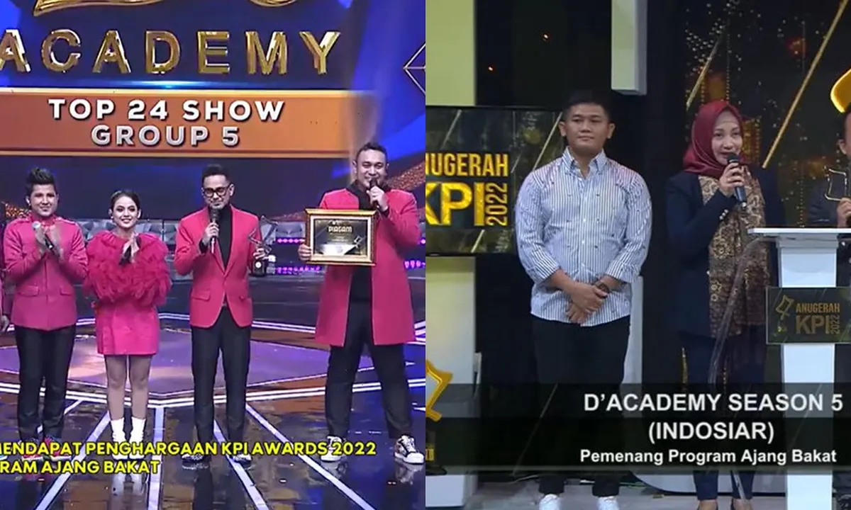 D’Academy 5 Raih 'Program Ajang Bakat Terbaik' di Anugerah KPI 2022