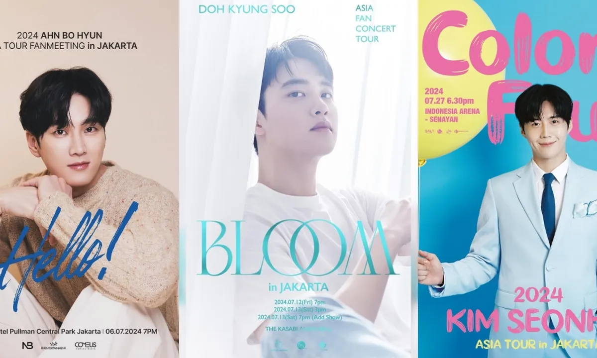 Daftar Konser K-Pop dan Fan Meeting Juli 2024 di Jakarta Indonesia, Ada Ahn Bo Hyun - Kim Seon Ho