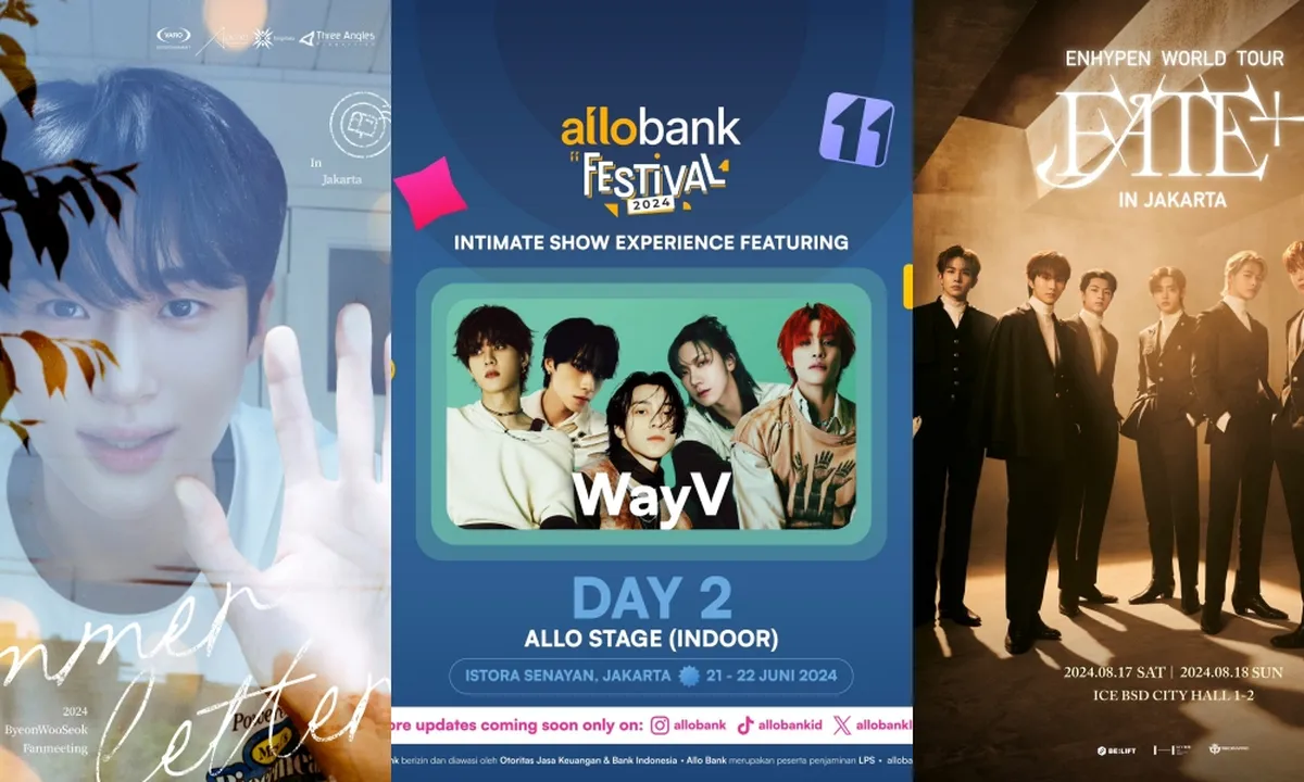 Daftar Konser K-Pop dan Fan Meeting Juni 2024 di Jakarta Indonesia, Ada Byeon Woo Seok - TREASURE