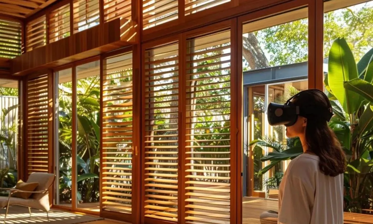 Desain Rumah Modern Tropis dengan Taman Tengah, Nyaman dan Asri
