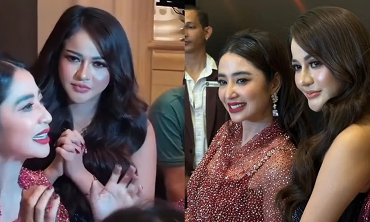 Dewi Perssik Dapat Hadiah Gaun Mewah Seharga Rp 100 Juta dari Penggemarnya