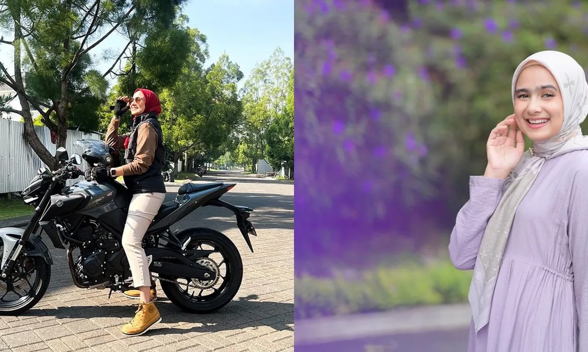 Dikenal Anggun, Begini Aksi Sonya Fatmala Istri Hengky Kurniawan Saat Motoran - Lewati Jalan yang Bikin Ngeri