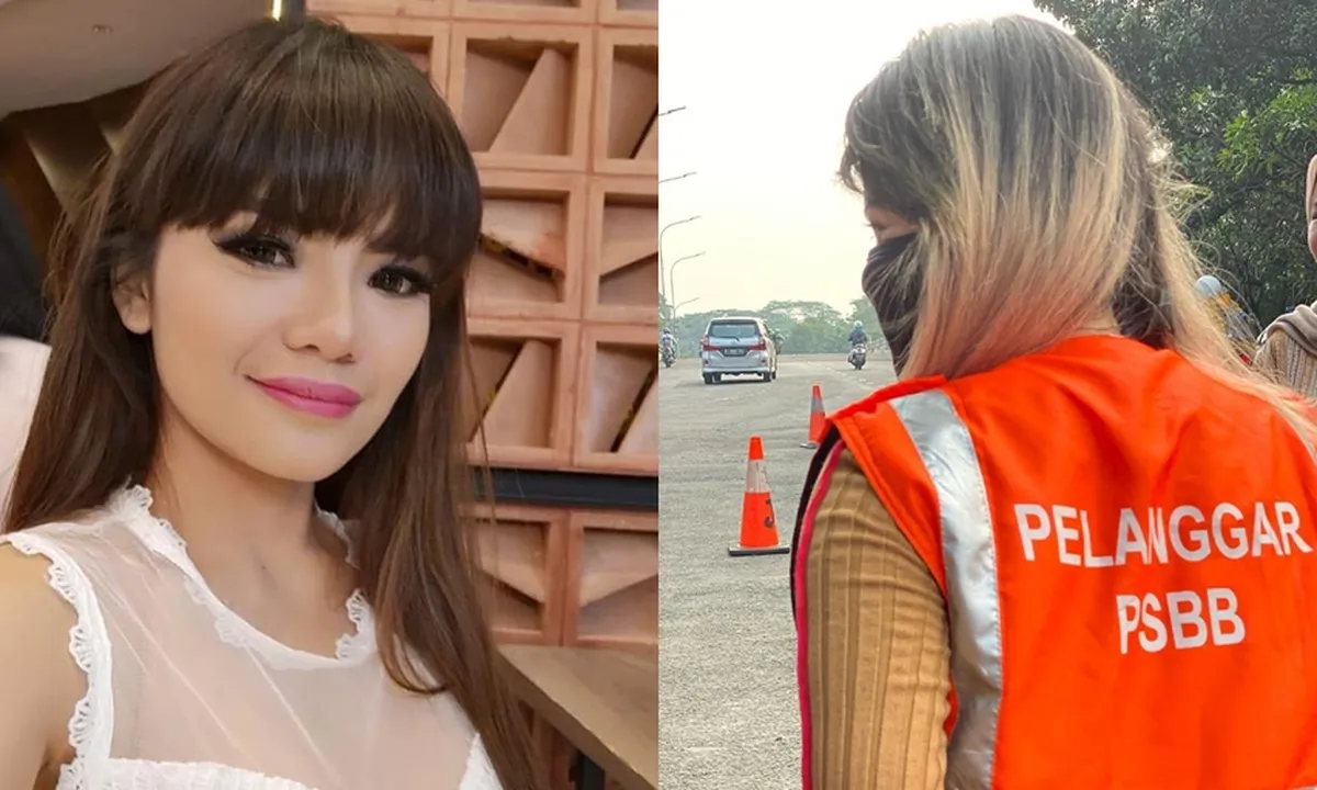 Dinar Candy Diberi Hukuman Menyapu Jalan Gara-gara Langgar Peraturan PSBB