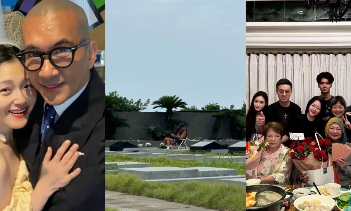 DJ Koo Suami Barbie Hsu Setia Kunjungi Makam Setiap Hari, Tetap Datang Meski Hujan