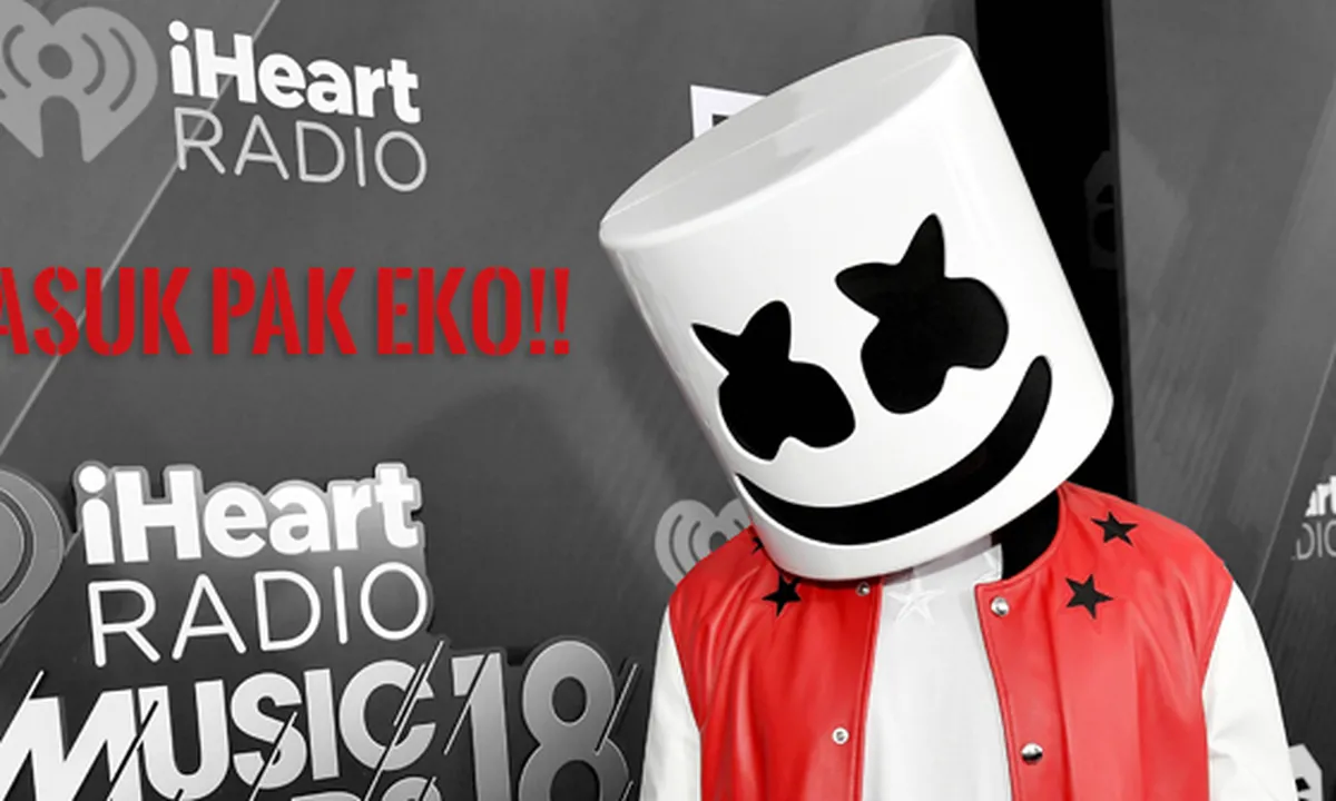 DJ Marshmello Posting 'Masuk Pak Eko', Kolom Komentar Pecah 10 Kali Lipat