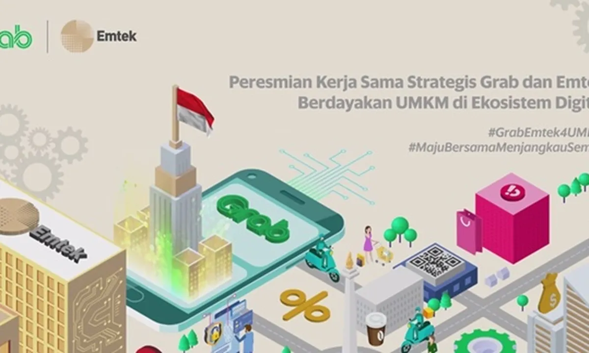 Dorong UMKM di Indonesia Melek Digital, Grab Jalin Kerja Sama dengan Emtek Group