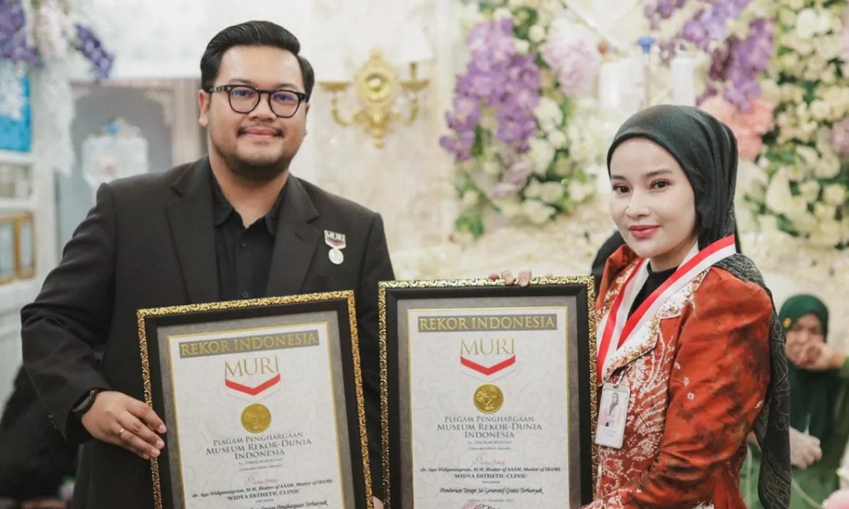 Dua Rekor MURI Diraih pada Hari Kesehatan Nasional, Bukti Kiprah di Dunia Estetika