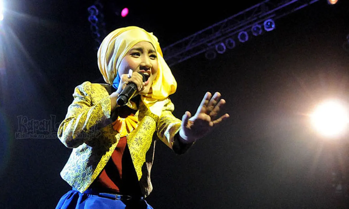 Ekspresi Fatin Shidqia Lubis di X Factor Indonesia