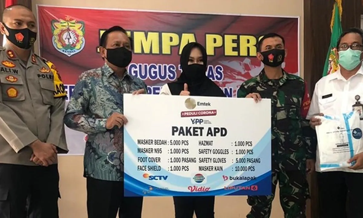 EMTEK Peduli Corona Salurkan Bantuan Kepada Pemerintah Kabupaten Kendal