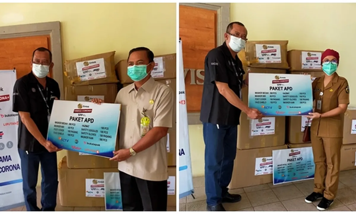 EMTEK Peduli Corona Serahkan APD Untuk 3 Fasilitas Kesehatan di Bali