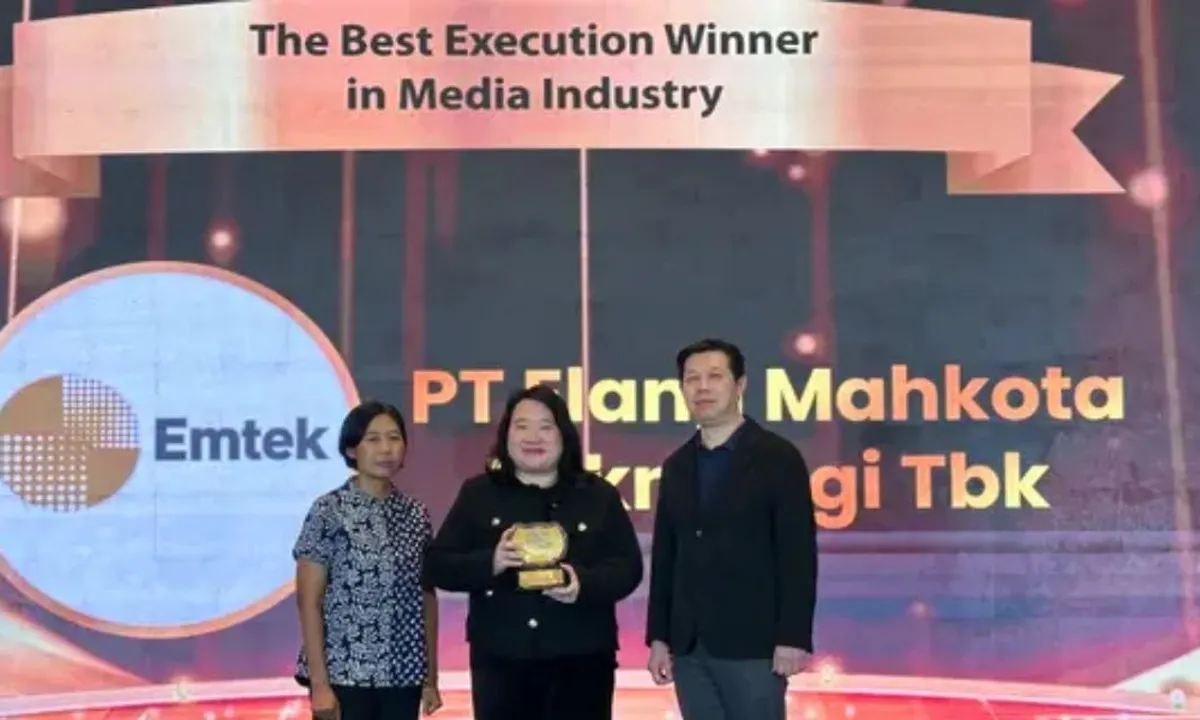 EMTEK Raih Penghargaan Tata Kelola Perusahaan dan Keberlanjutan Bisnis di SPEx2 Awards