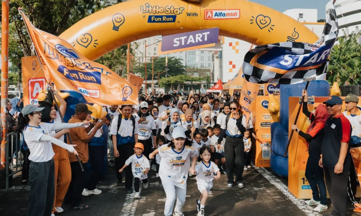 Festival Lari Anak Pertama Hadir di Surabaya, Diikuti 700 Little Star!