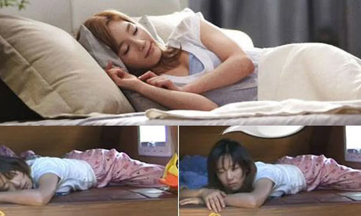Foto Lucu Artis Korea Yang Tertidur di Sela Pekerjaan