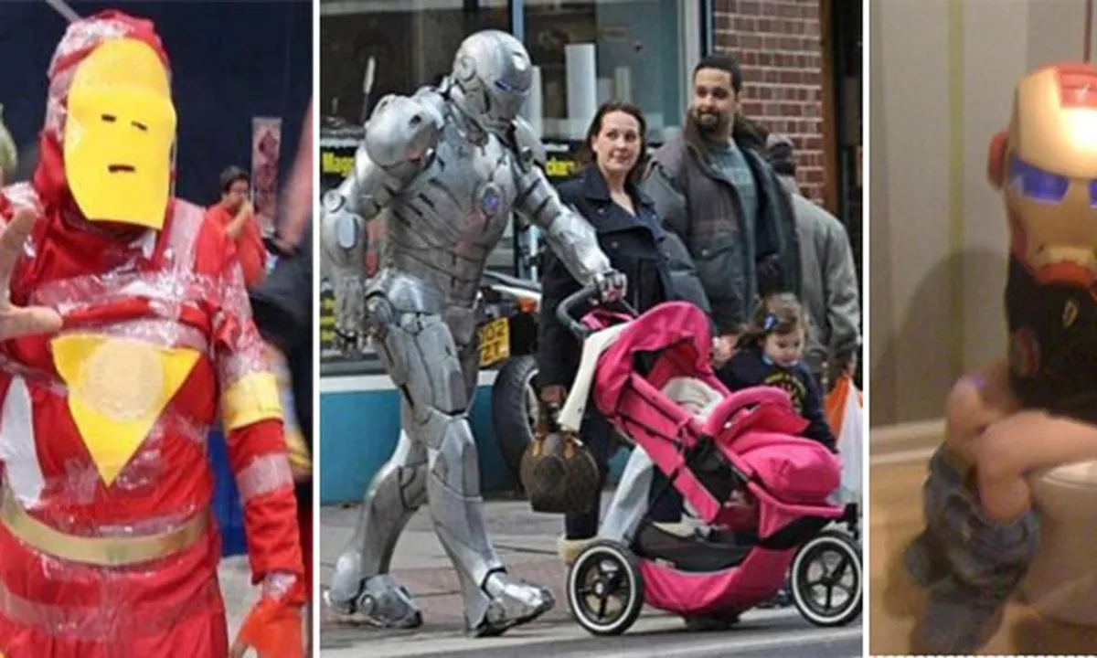 [Foto] Momen Konyol Sang 'IRON MAN'