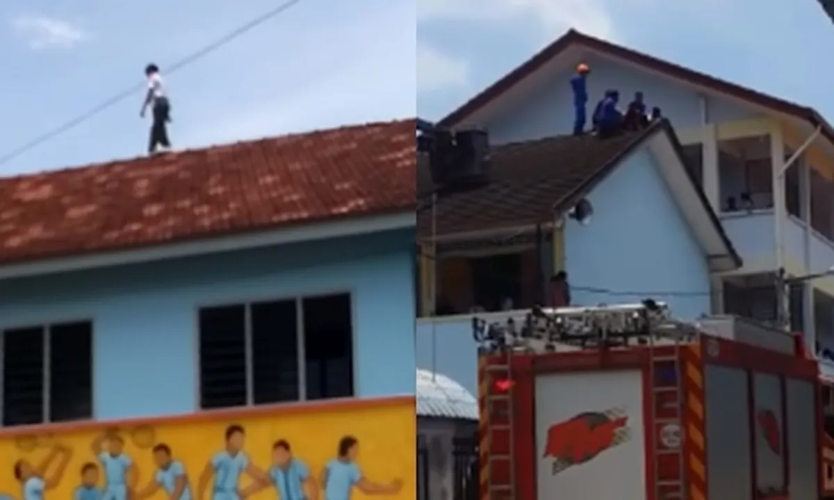 Gara-Gara Cinta, Remaja 13 Tahun Ingin Bunuh Diri Dengan Loncat Dari Atap Sekolah