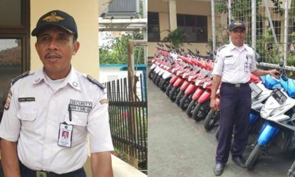 Gara-Gara Motor Pak Satpam Ini Jadi Viral, Kok Bisa?
