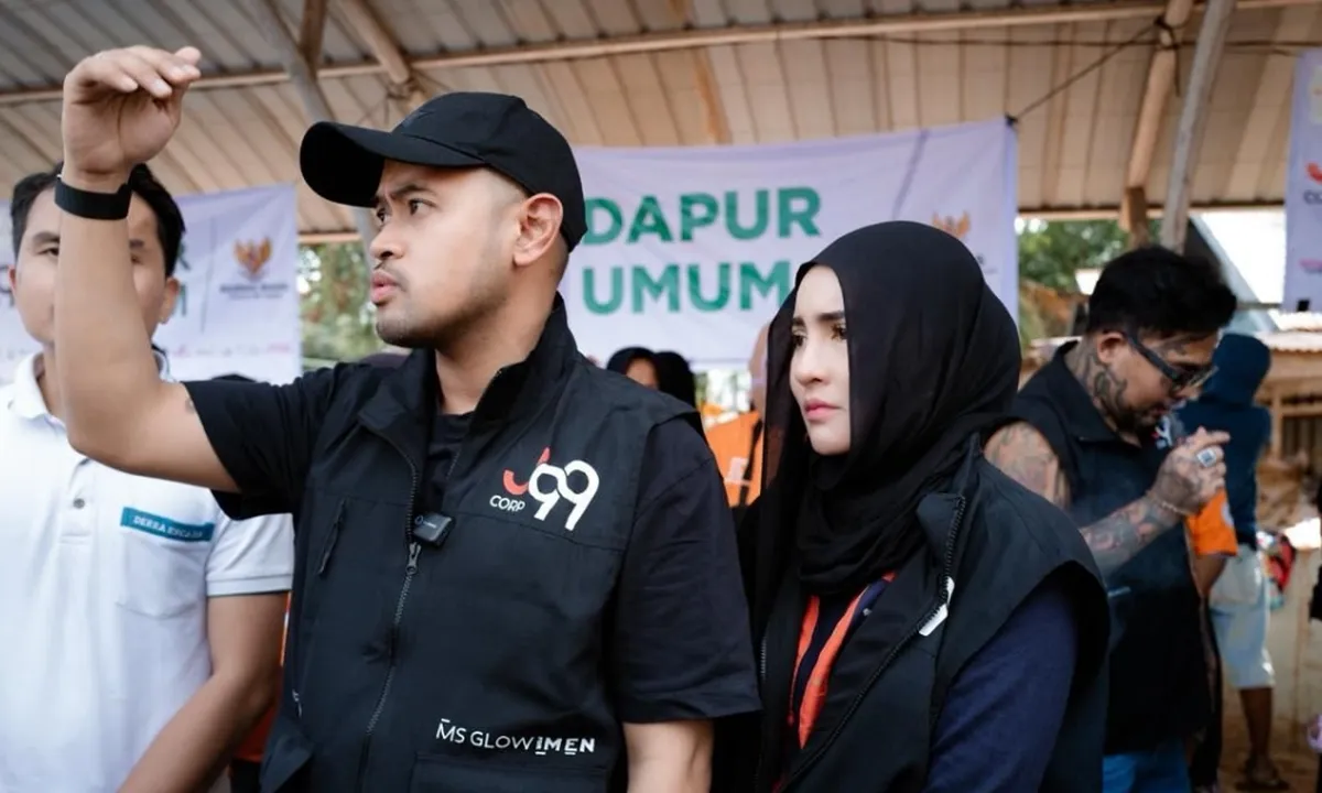 Gilang Juragan 99 & Shandy Purnamasari Bantu Korban Banjir Sumatra