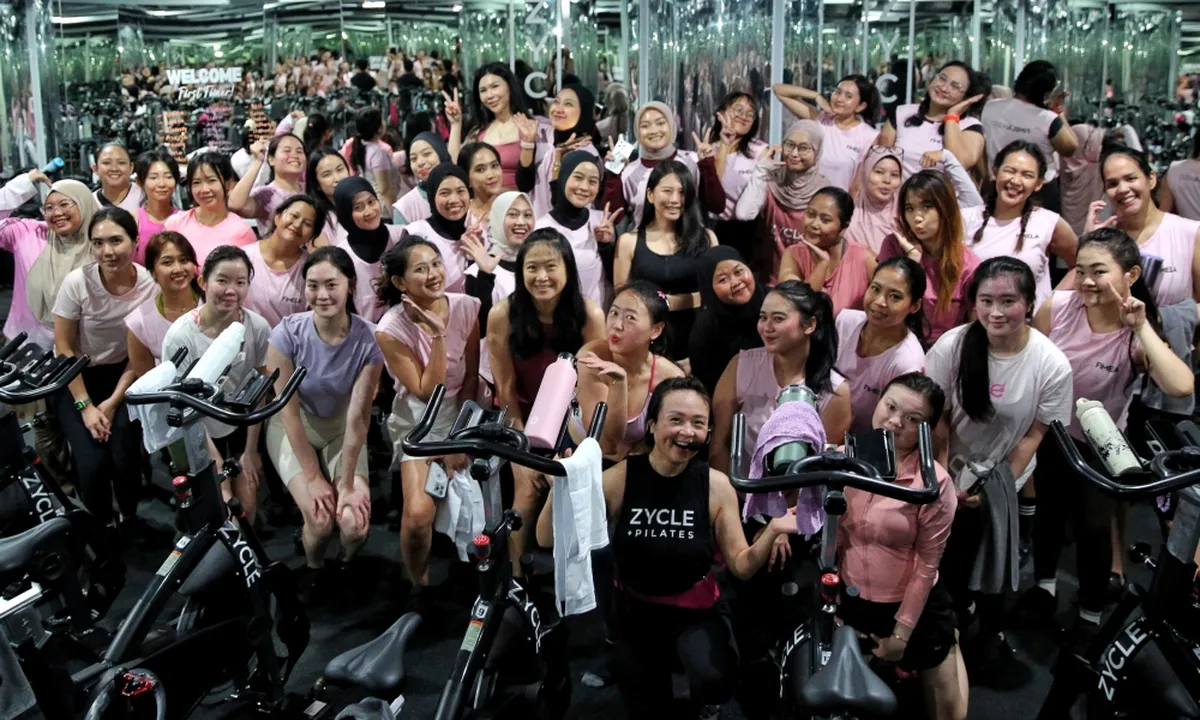 Gowes Indoor Bareng Fimelahood Ini Bukan Cuma Bakar Kalori, Tapi Juga Cari Teman Baru!