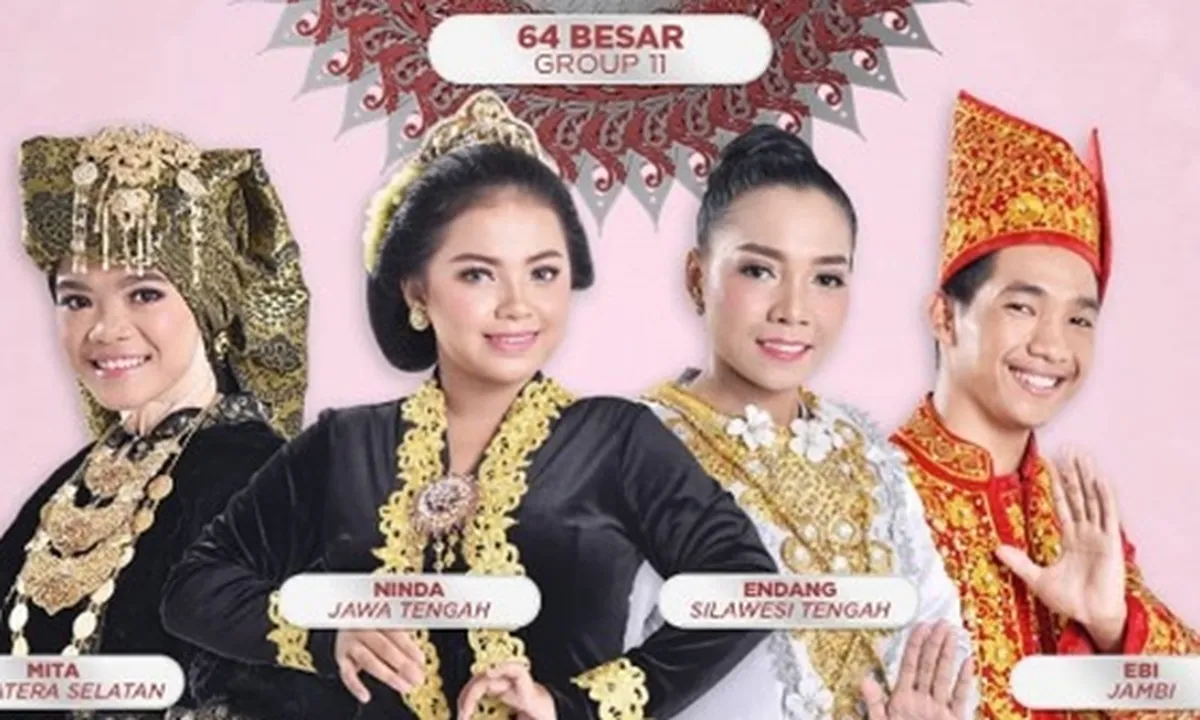 Grup 11 Top 64: Ninda Tertinggi , Mita Duta Provinsi Sumatera Selatan Tersenggol